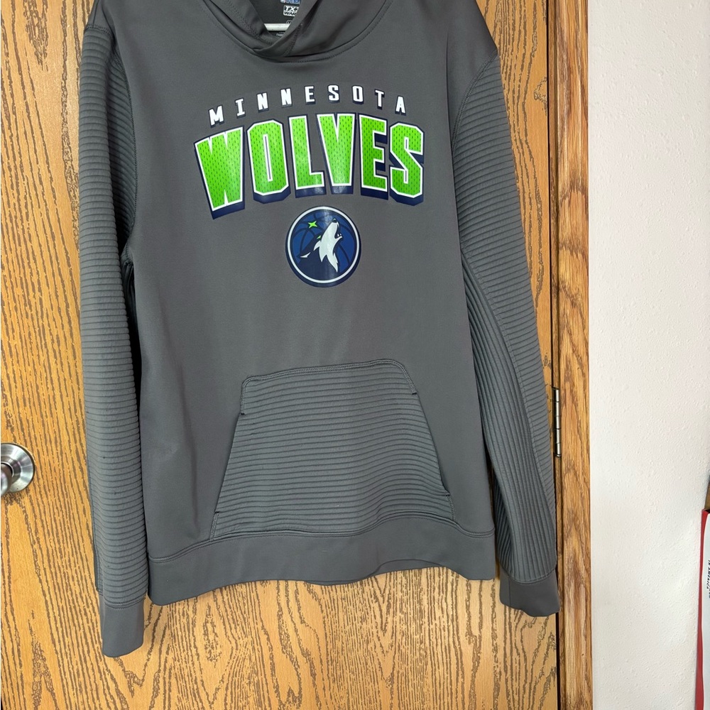 Gray Minnesota Wolves Men's Shirt